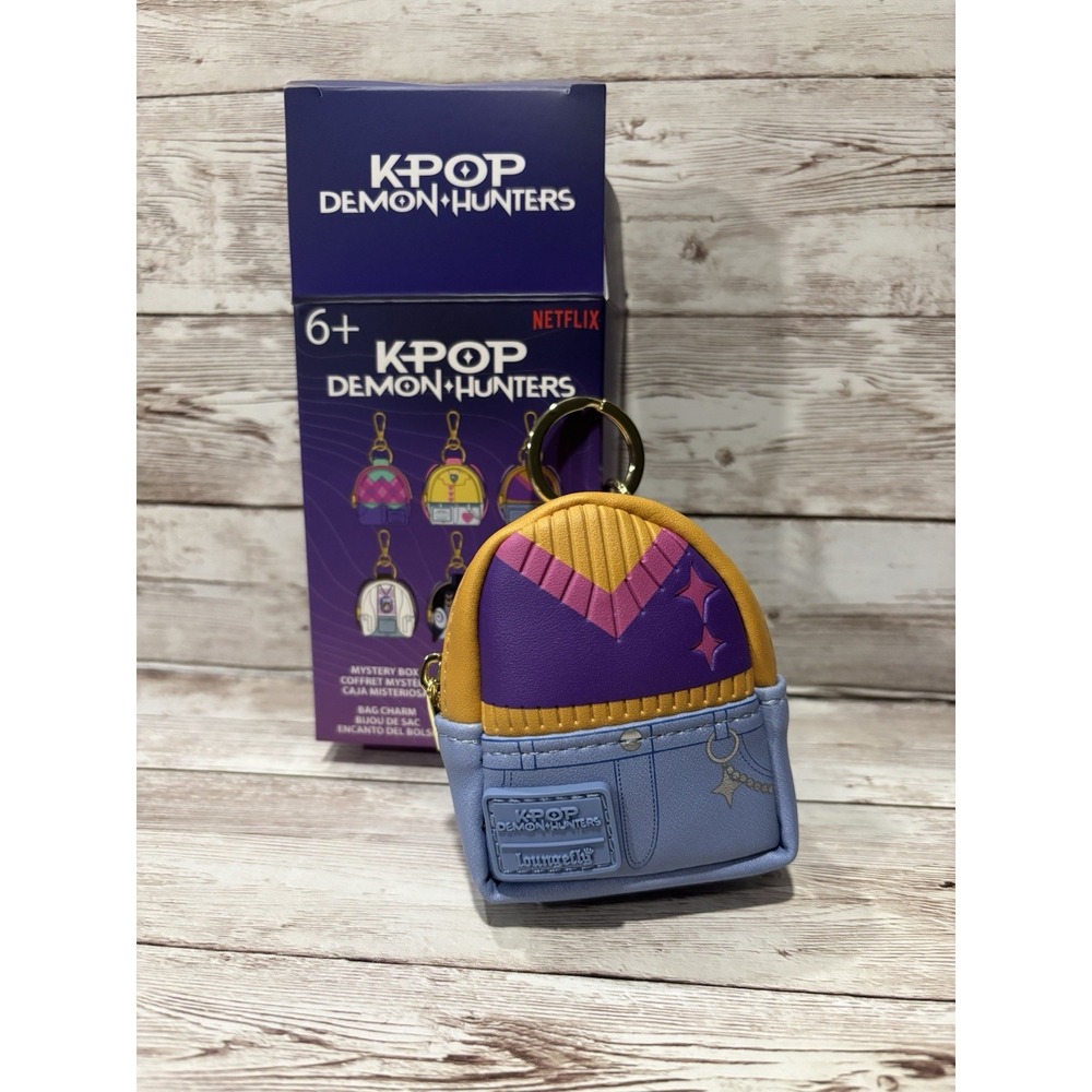 Loungefly Mystery KPop Demon Hunters Mystery Mini Backpack Keychain Charm